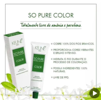 KEUNE SO PURE NATURAL BALANCE – Tinta Sem Amônia: A Revolução da Coloração Natural