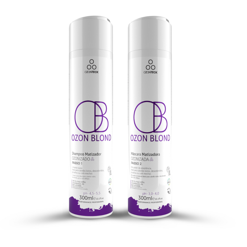 Shampoo Máscara Matizadora Ozon Blond Ozonizada
